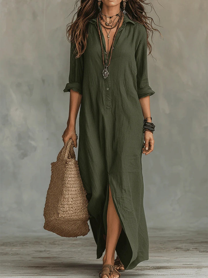 Celeste - Vestido longo