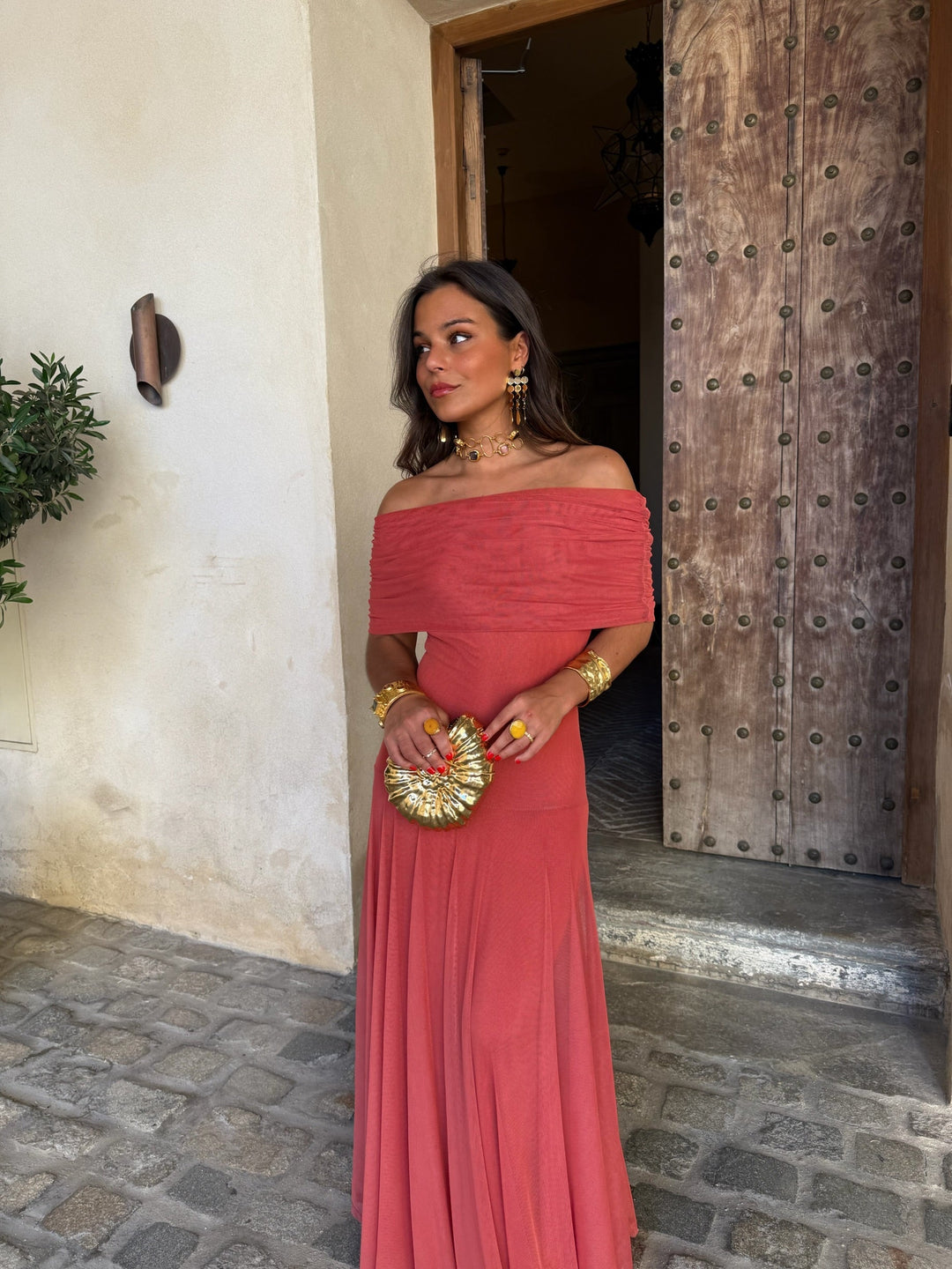 Rosa- Vestido Longo Vermelho