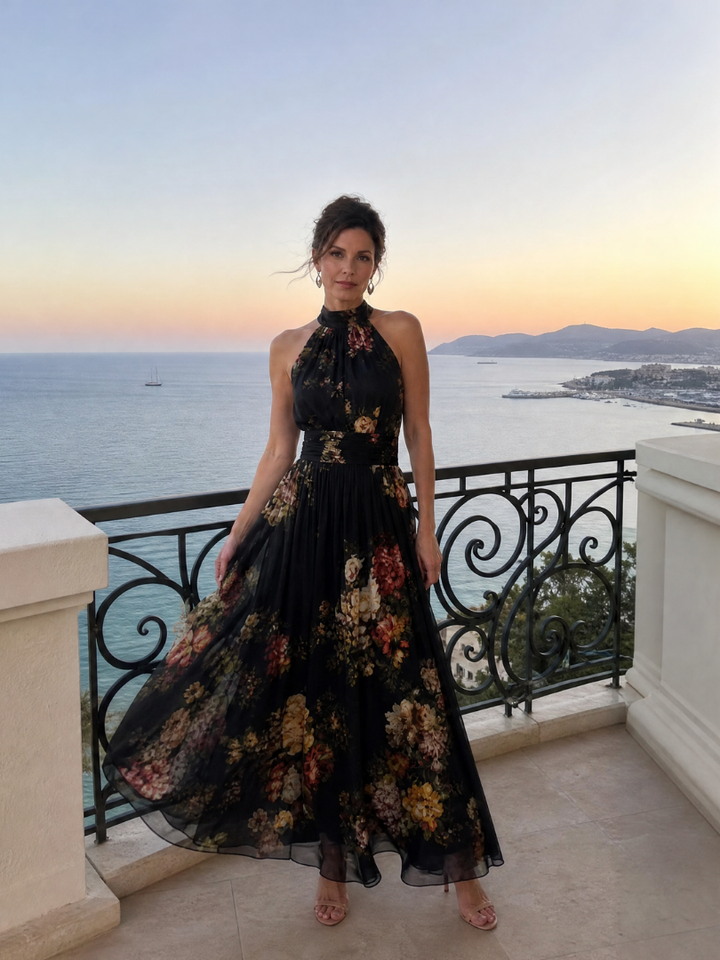 Sílvia - Vestido Midi Floral