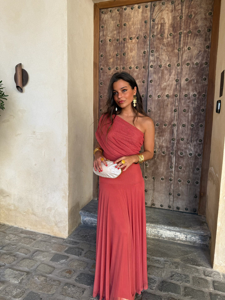 Rosa- Vestido Longo Vermelho
